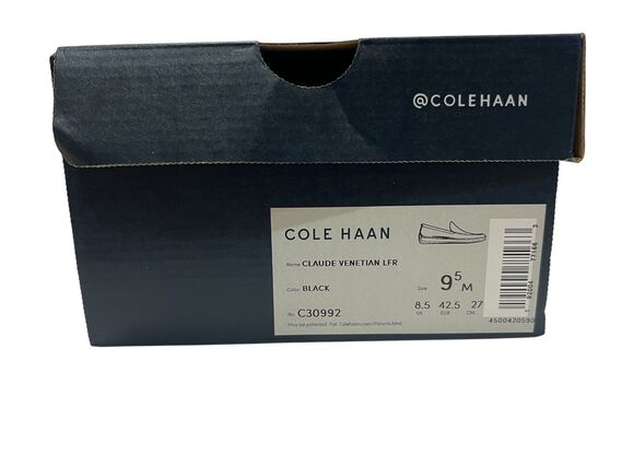 Cole Haan Men\'s C30992 Claude Venetian Black Nubuck Driving Moc Loafer  9.5  NIB main image 5